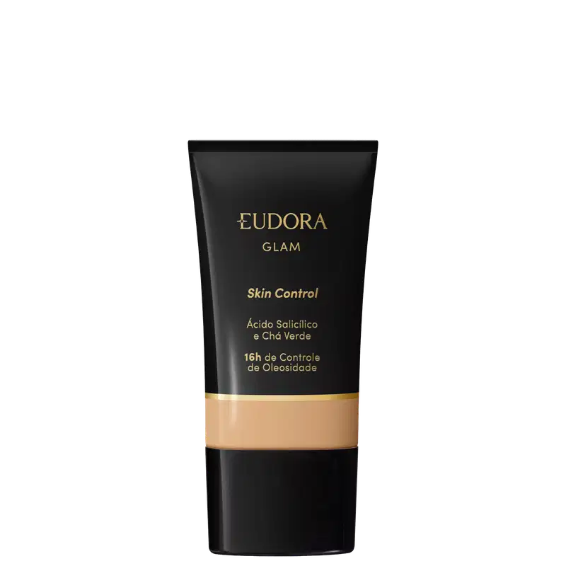 Eudora Glam Skin Control Cor 25 - Base Líquida 30ml