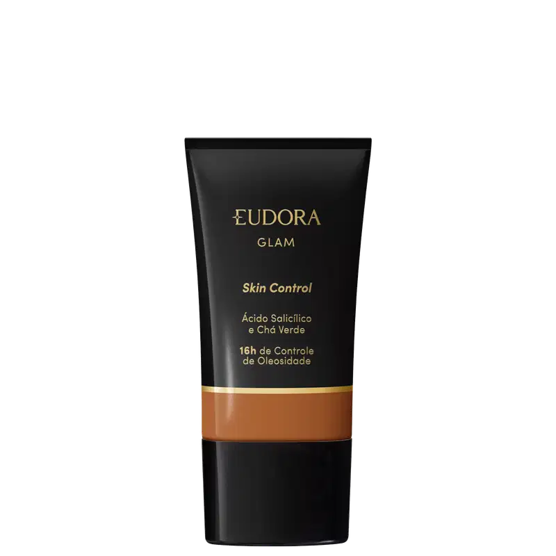 Eudora Glam Skin Control Cor 75 - Base Líquida 30ml