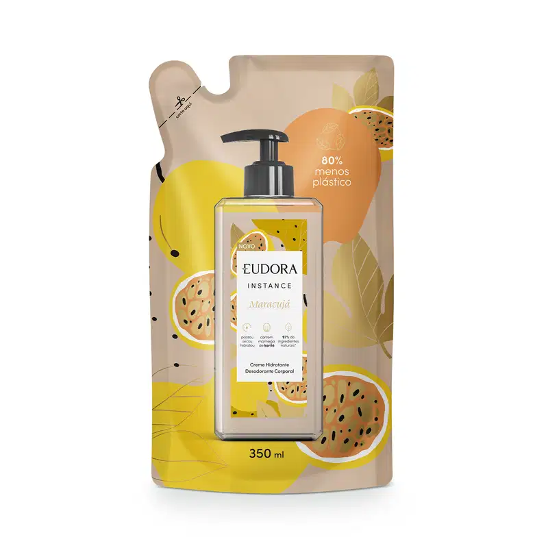 Eudora Instance Maracujá Refil - Creme Hidratante Desodorante Corporal 350ml
