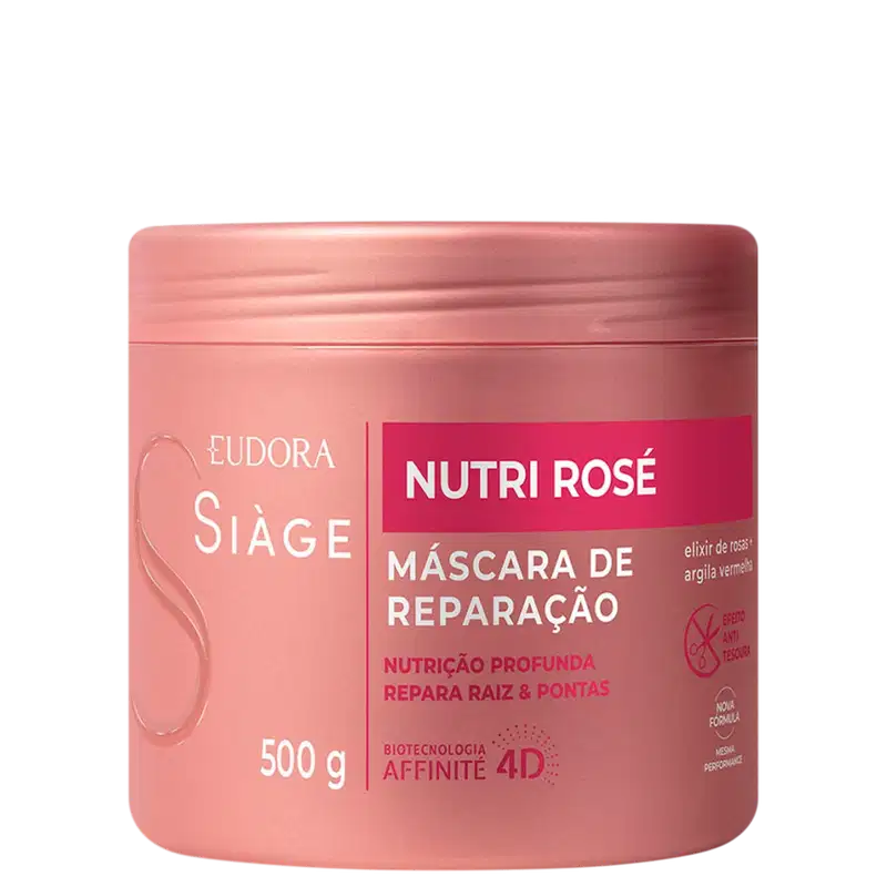 Máscara Capilar Siàge Nutri Rosé 500g