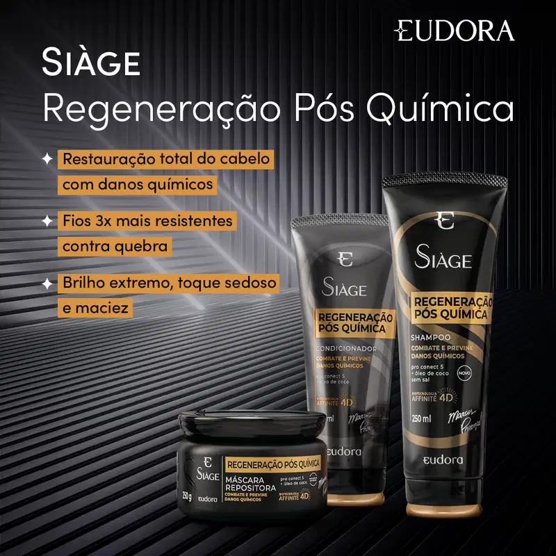 Máscara Repositora Siàge Expert Regeneração Pós Química 500g