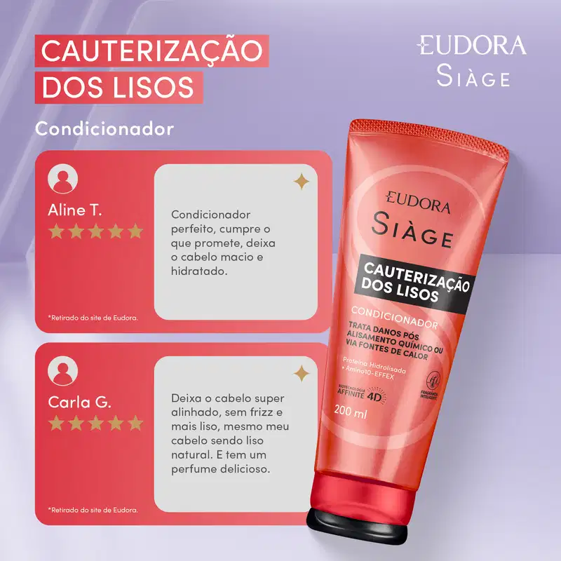 Condicionador Siàge Cauterização dos Lisos 200ml