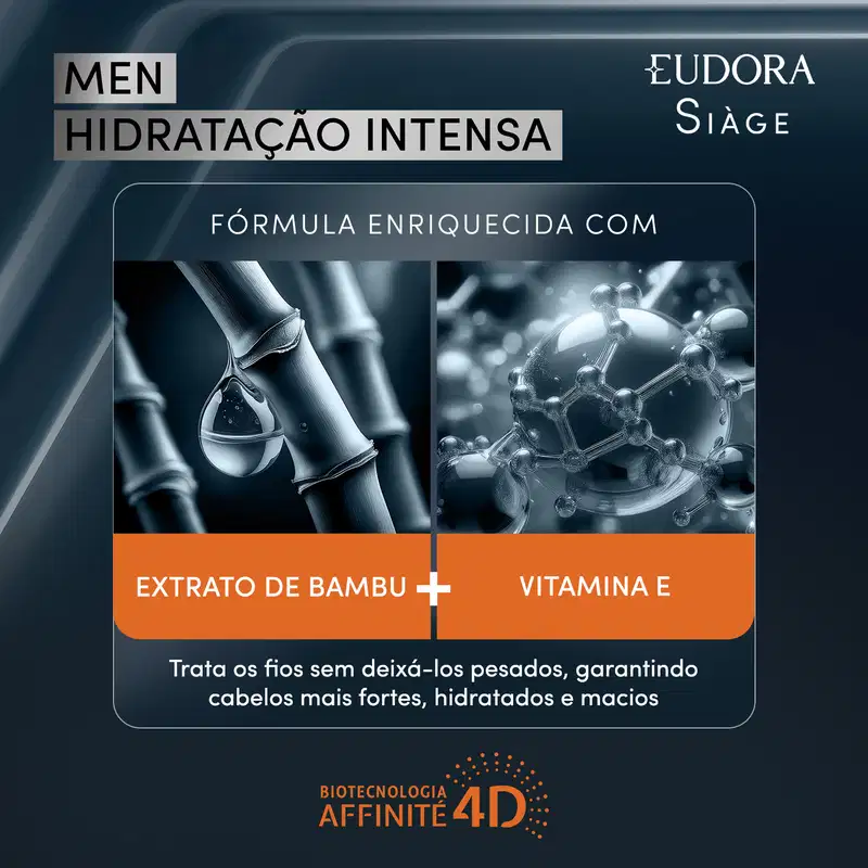 Condicionador Siàge Men Hidratação Intensa 200ml
