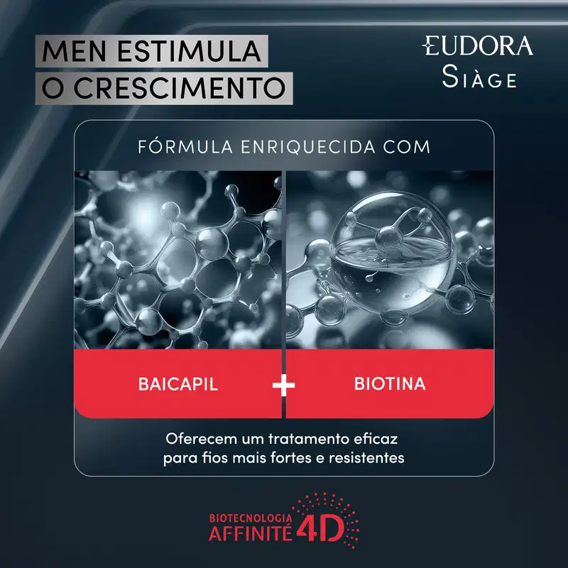 Tônico Capilar Siàge Men Estimula o Crescimento 100ml