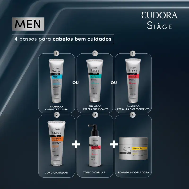 Pomada Modeladora Siàge Men 90g
