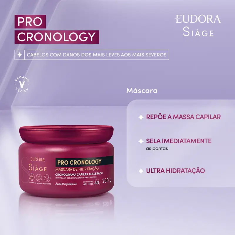 Máscara de Hidratação Siàge Pro Cronology 250g