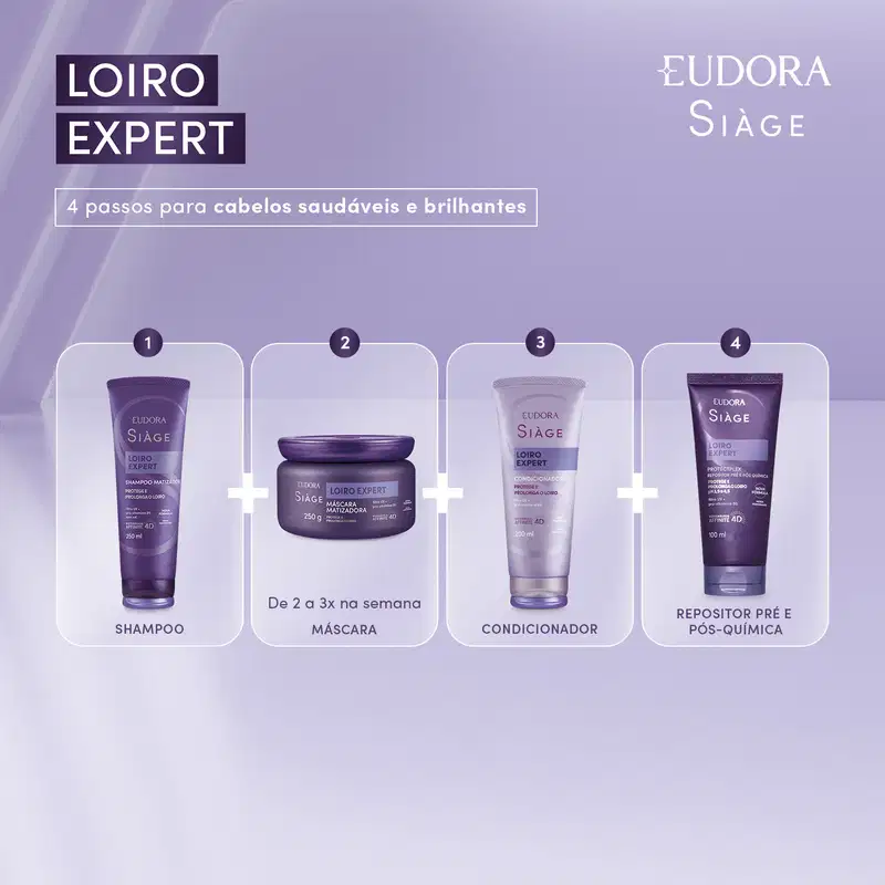 Máscara Capilar Matizadora Siàge Loiro Expert 250g
