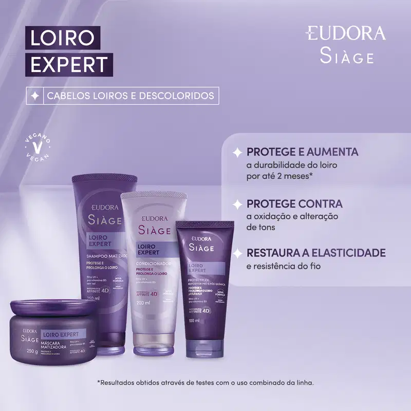 Condicionador Desamarelador Siàge Loiro Expert 200ml