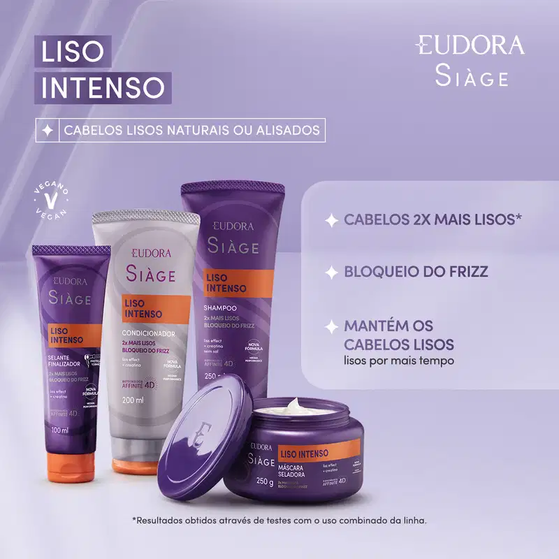 Máscara Capilar Siàge Liso Intenso 250g