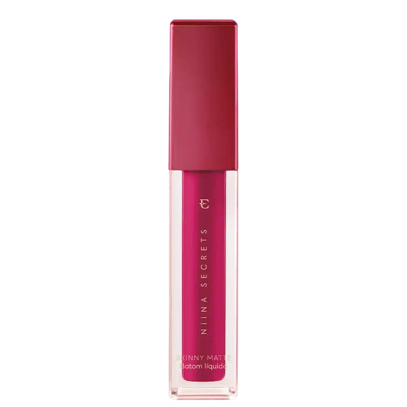 Eudora Niina Secrets Skinny Matte Pink Peônia - Batom Líquido 5ml