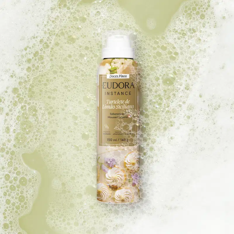 Sabonete Mousse Corporal Instance Tartelete de Limão Siciliano 150ml/148g