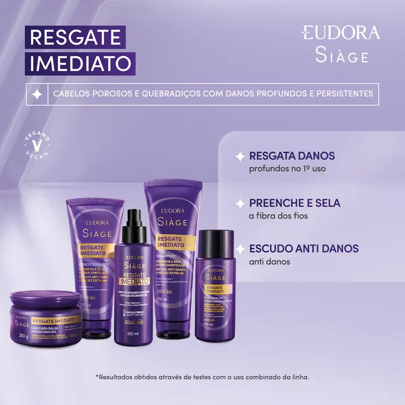 Shampoo Siàge Resgate Imediato 250ml
