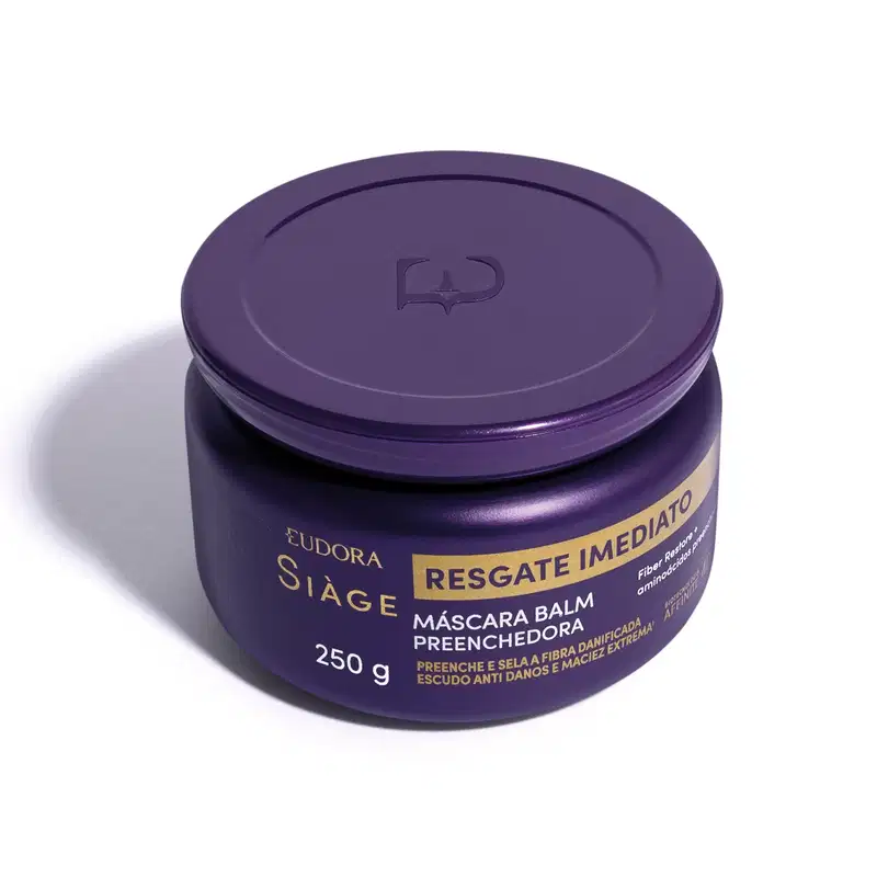 Eudora Siàge Resgate Imediato Balm Preenchedora - Máscara Capilar 250g