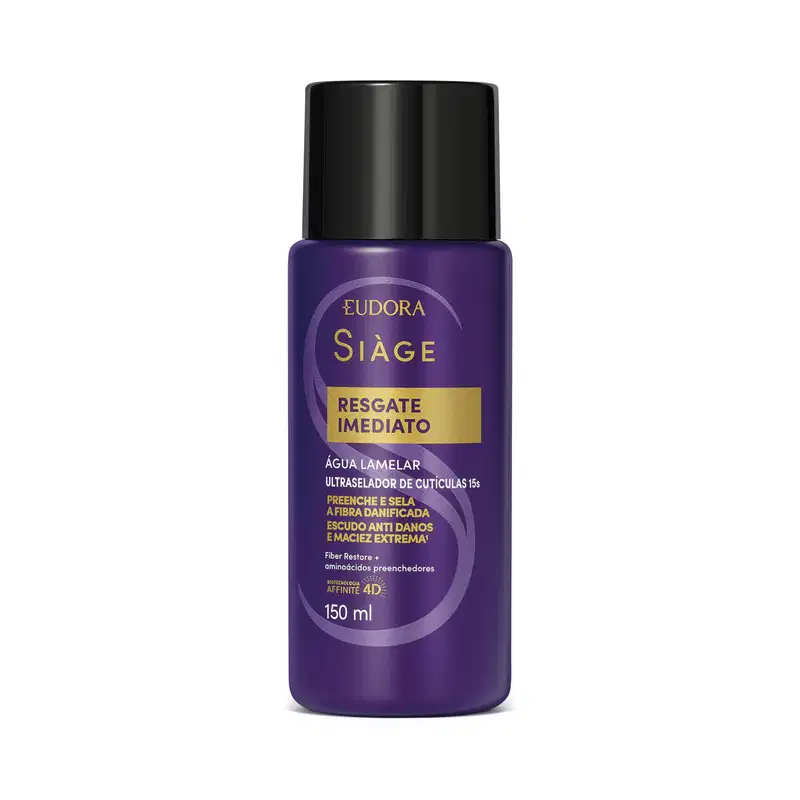 Eudora Siàge Resgate Imediato Água Lamelar - Tratamento Capilar 150ml