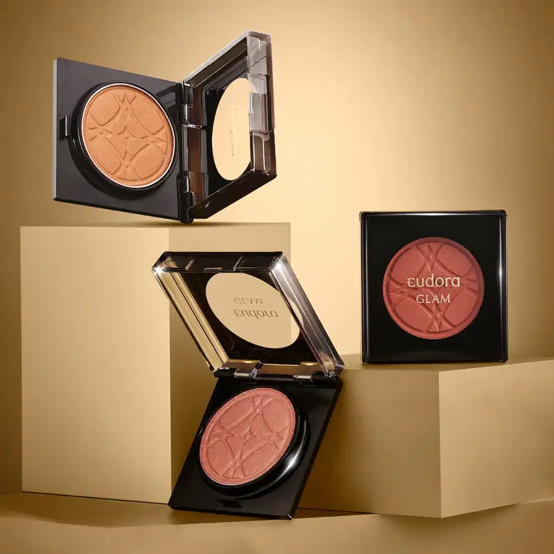 Blush em Pó Brown Fashioned Eudora Glam 5g