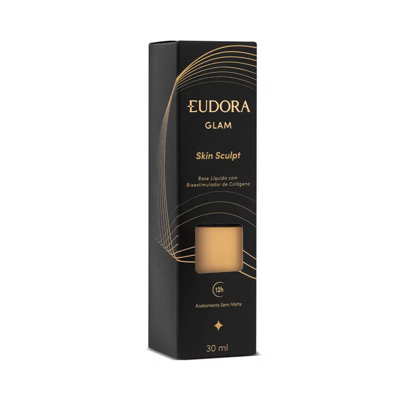 Base Líquida Semi Matte Glam Skin Sculpt Cor 65 30ml