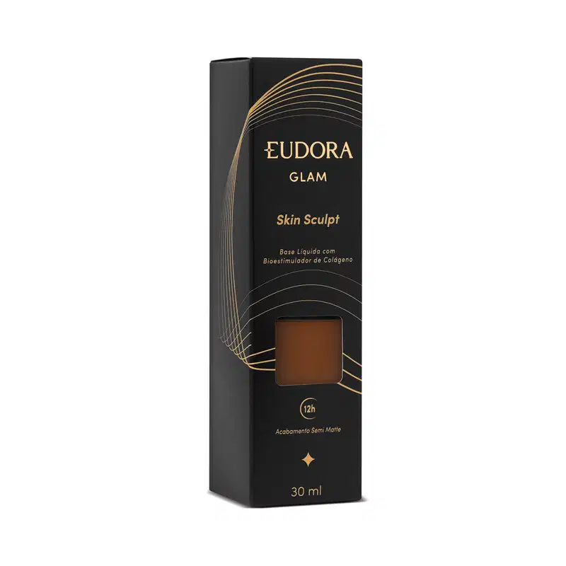 Base Líquida Semi Matte Glam Skin Sculpt Cor 100 30ml