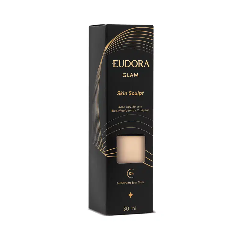 Base Líquida Semi Matte Glam Skin Sculpt Cor 15 30ml