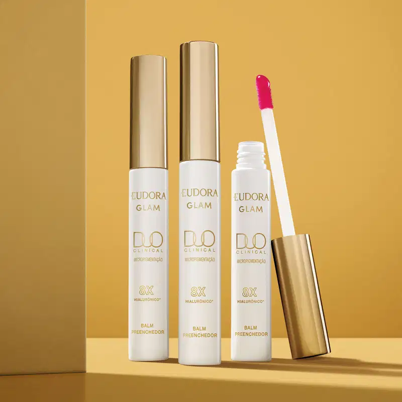 Balm Preenchedor Eudora Glam Duo Clinical Micropigmentação 4,5g