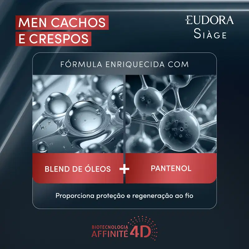 Creme para Pentear Siàge Men Cacheados 450g