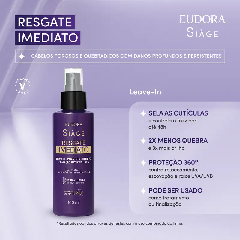 Leave-In Siàge Resgate Imediato 100ml