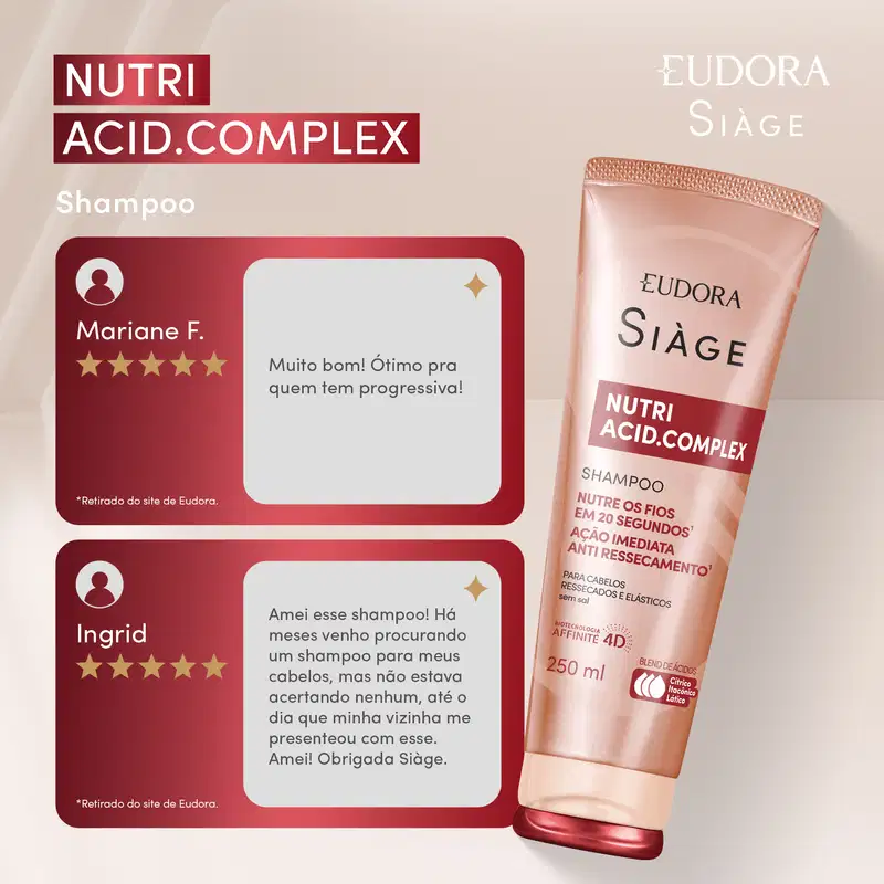 Shampoo Siàge Nutri Acid.Complex 250ml