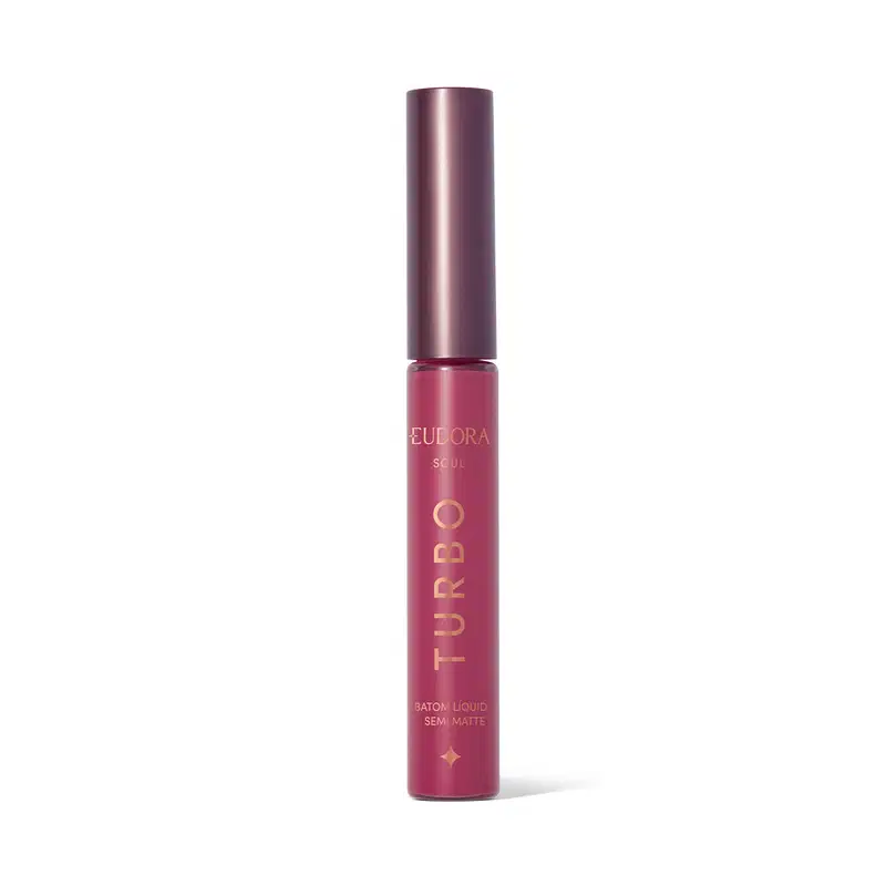 Batom Líquido Rosa Pink Turbinado Semi Mate Turbo SOUL 5ml