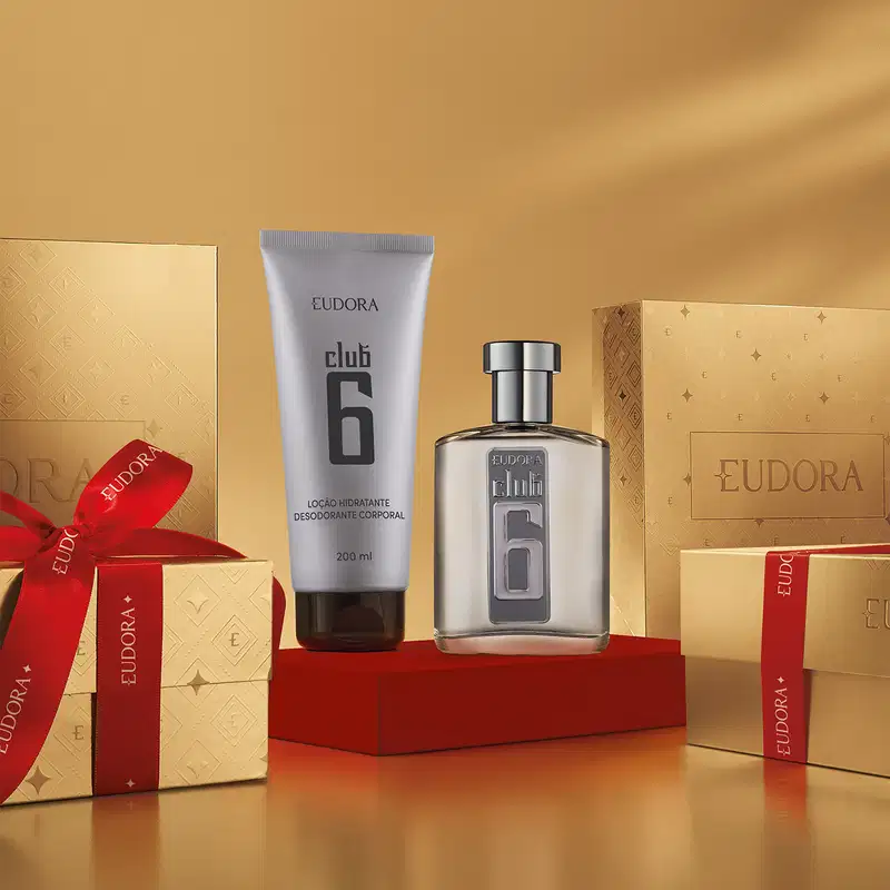 Kit Presente Club 6: Desodorante Colônia 95ml + Loção Hidratante Desodorante Corporal 200ml