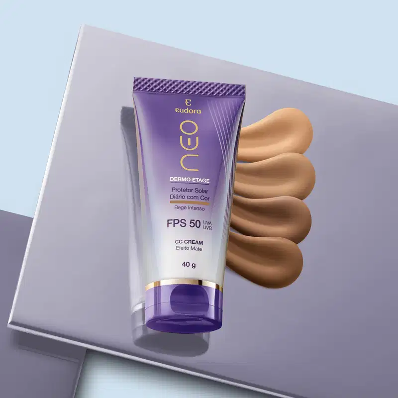CC Cream Protetor Solar FPS50 Bege Caramelo 40g