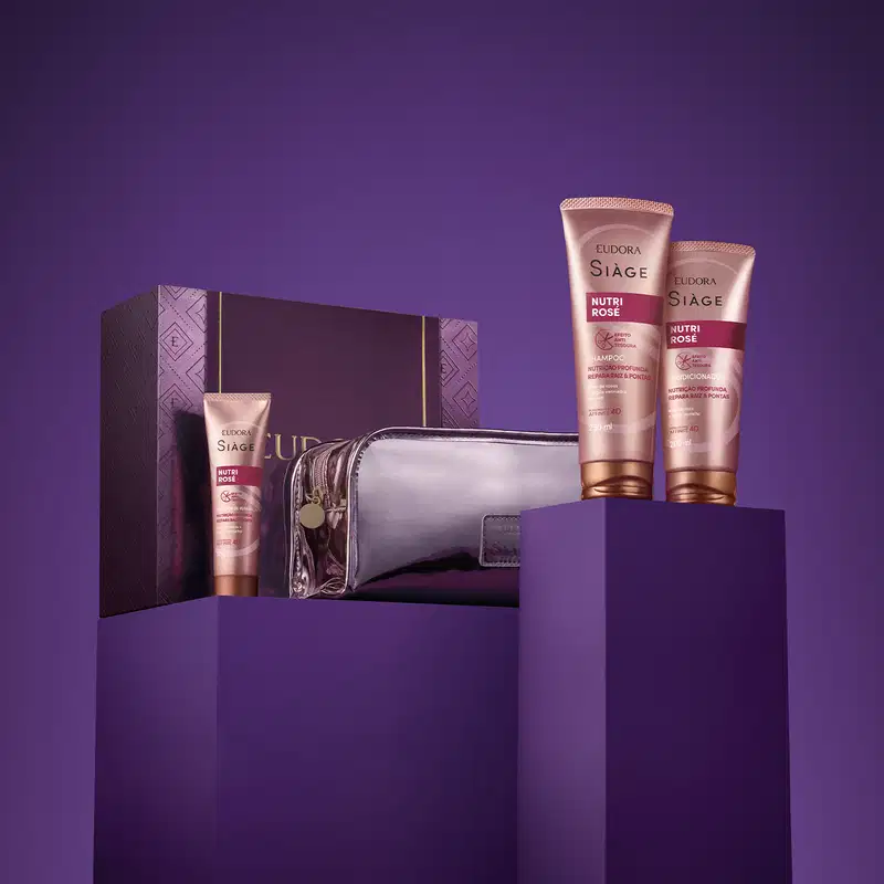 Kit Presente Siàge Nutri Rosé (4 itens)