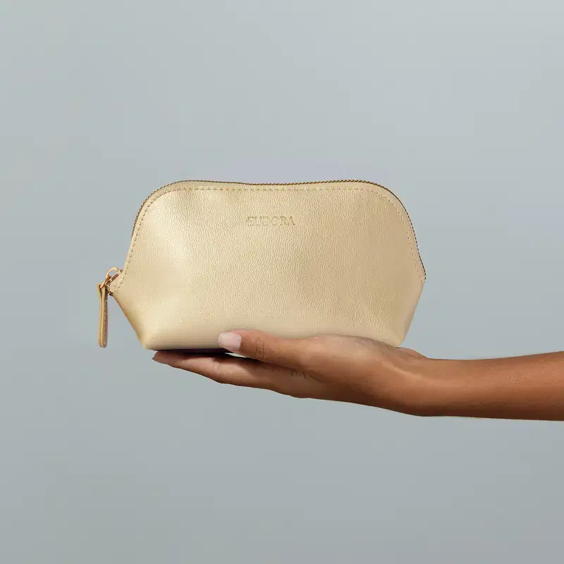 Nécessaire Dourado Arredondado Eudora Collection
