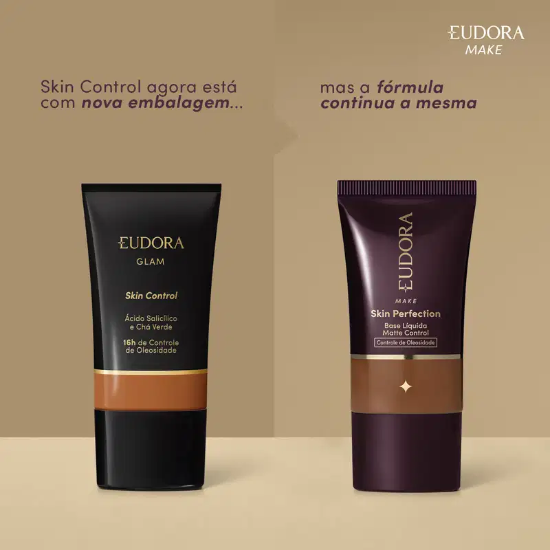 Base Líquida Eudora Make Control Skin Perfection 120N 30ml