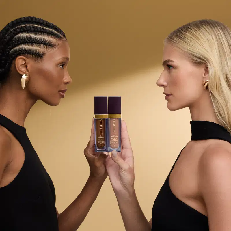 Base Líquida Matte Eudora Make Skin Perfection Cor 170Q 30ml