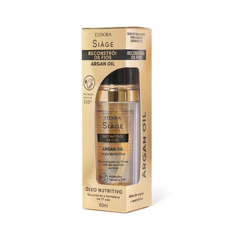 Eudora Siàge Reconstrói os Fios - Óleo Capilar 60ml