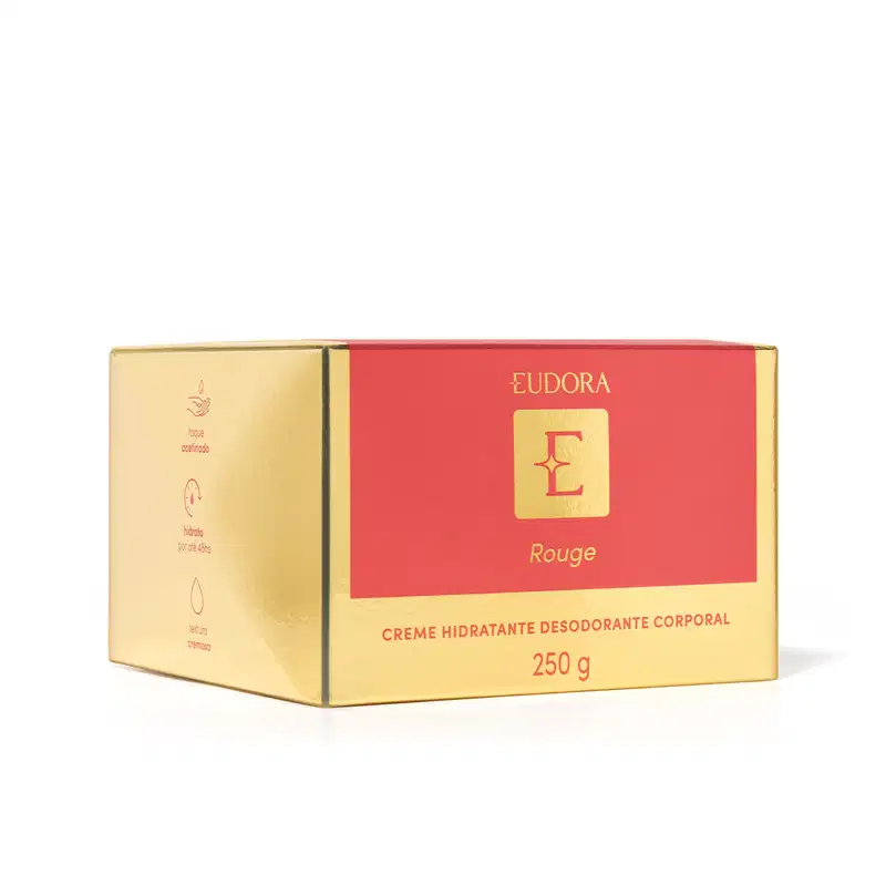 Creme Hidratante Desodorante Corporal Eudora Rouge 250g