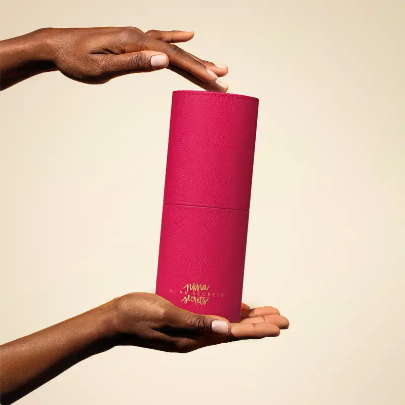 Estojo Organizador para Pincéis Pink Case Niina Secrets