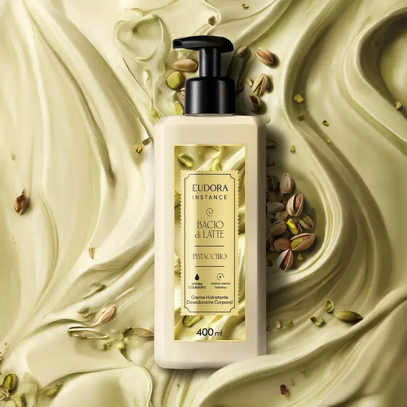 Creme Hidratante Desodorante Corporal Instance Pistacchio 400ml