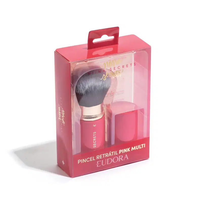 Pincel Retrátil Pink Multi Niina Secrets
