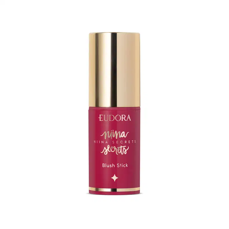 Blush em Bastão Eudora Niina Secrets Stick Daily Amora, 5g.