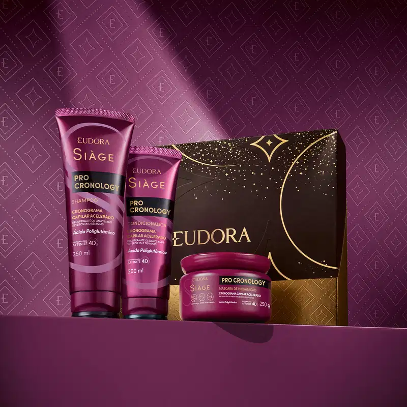 Kit Eudora Siàge Pro Cronology (3 Produtos)