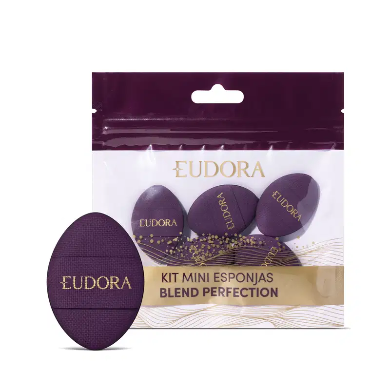 Kit Eudora Mini Esponjas Blend Perfection (5 Unidades)