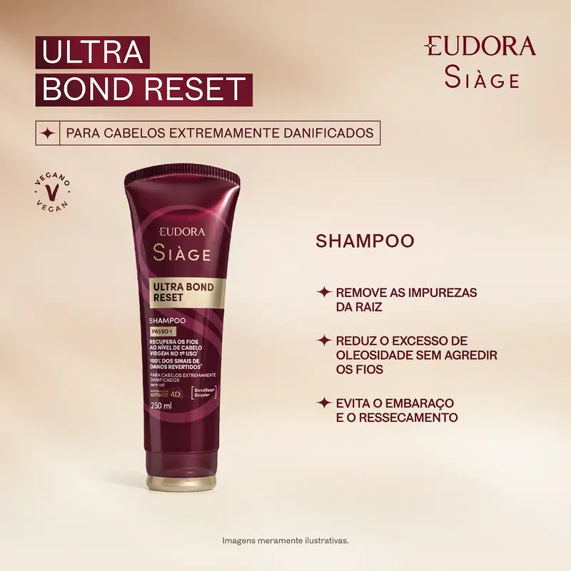 Eudora Siàge Ultra Bond Reset - Shampoo 250ml