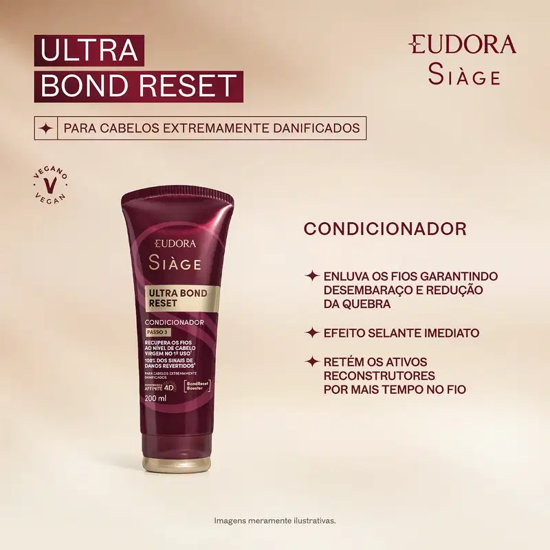 Eudora Siàge Ultra Bond Reset - Condicionador 200ml