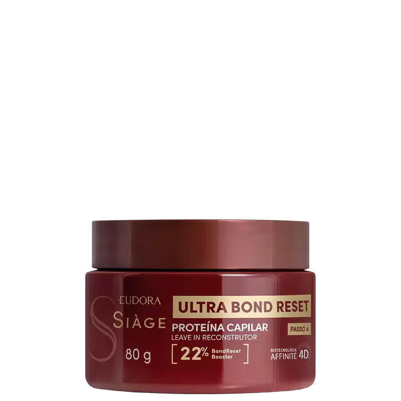 Eudora Siàge Ultra Bond Reset Proteína Capilar - Leave-In Reconstrutor 80g