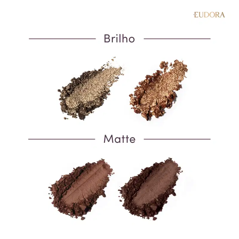 Paleta de Sombras Quarteto Turbo Eudora Make 8g