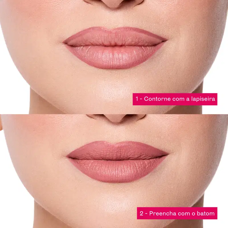 Lapiseira Labial Niina Secrets Soft Petals Rosé Pétala 1,2g