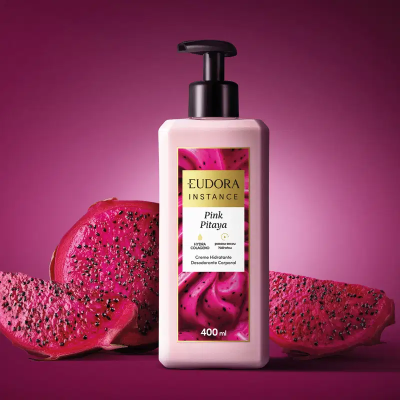 Creme Desodorante Hidratante Corporal Instance Pink Pitaya 400ml