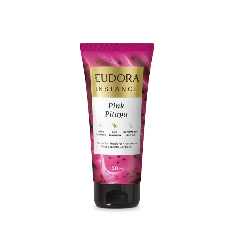 Loção Iluminadora Desodorante Hidratante Corporal Instance Pink Pitaya 150ml