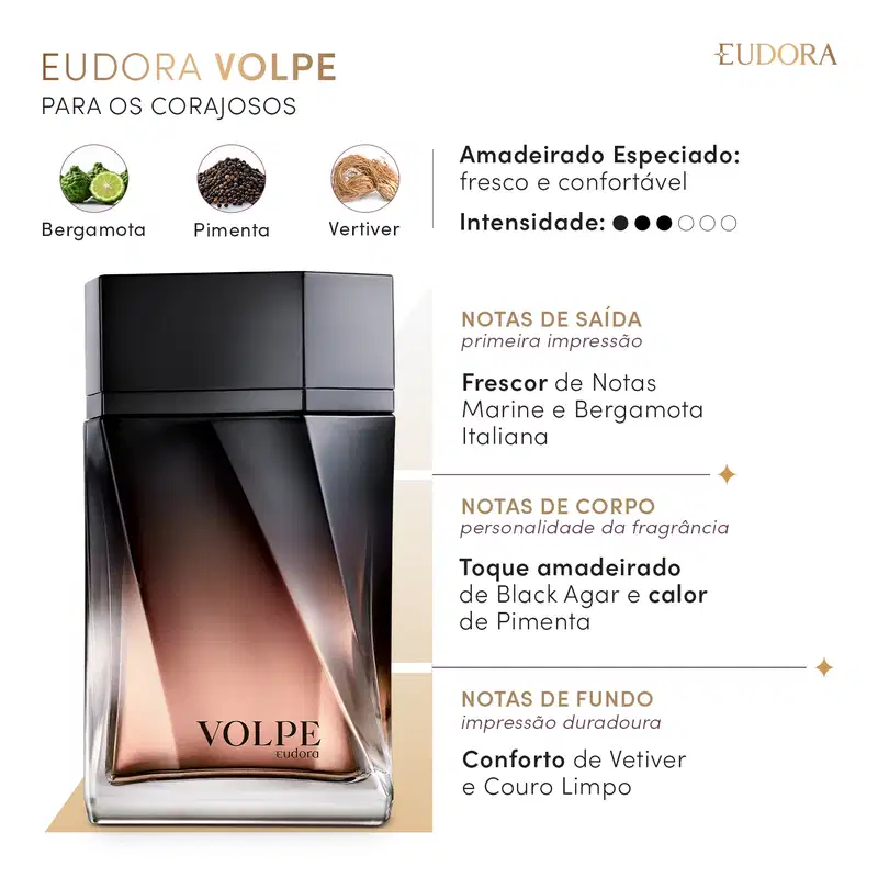 Volpe Desodorante Colônia 100ml