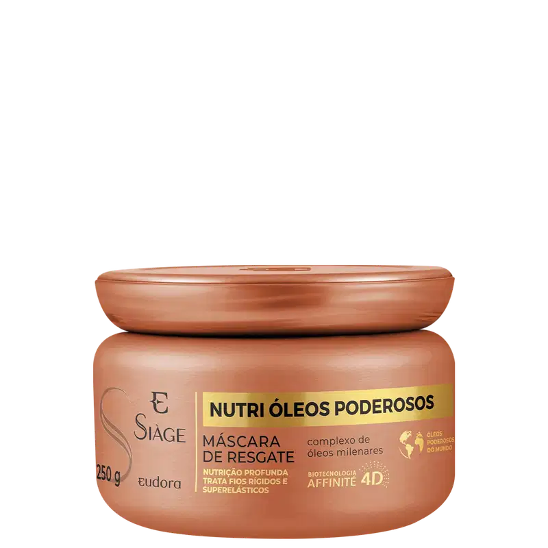 Eudora Siàge Nutri Óleos Poderosos - Máscara Capilar 250g